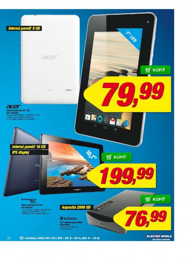 leták extra ponuka Electro World strana 15 leták extra ponuka Electro World strana 15