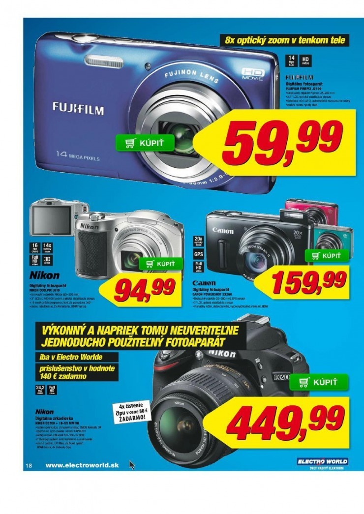 leták extra ponuka Electro World strana 18 leták extra ponuka Electro World strana 18