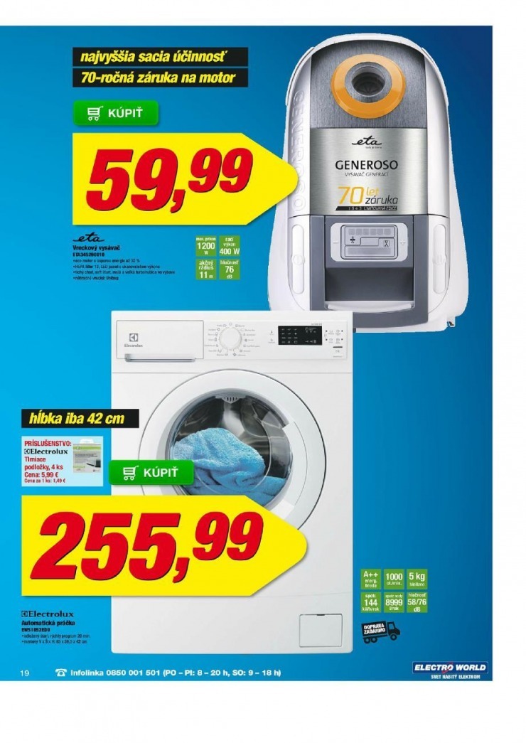 leták extra ponuka Electro World strana 19 leták extra ponuka Electro World strana 19