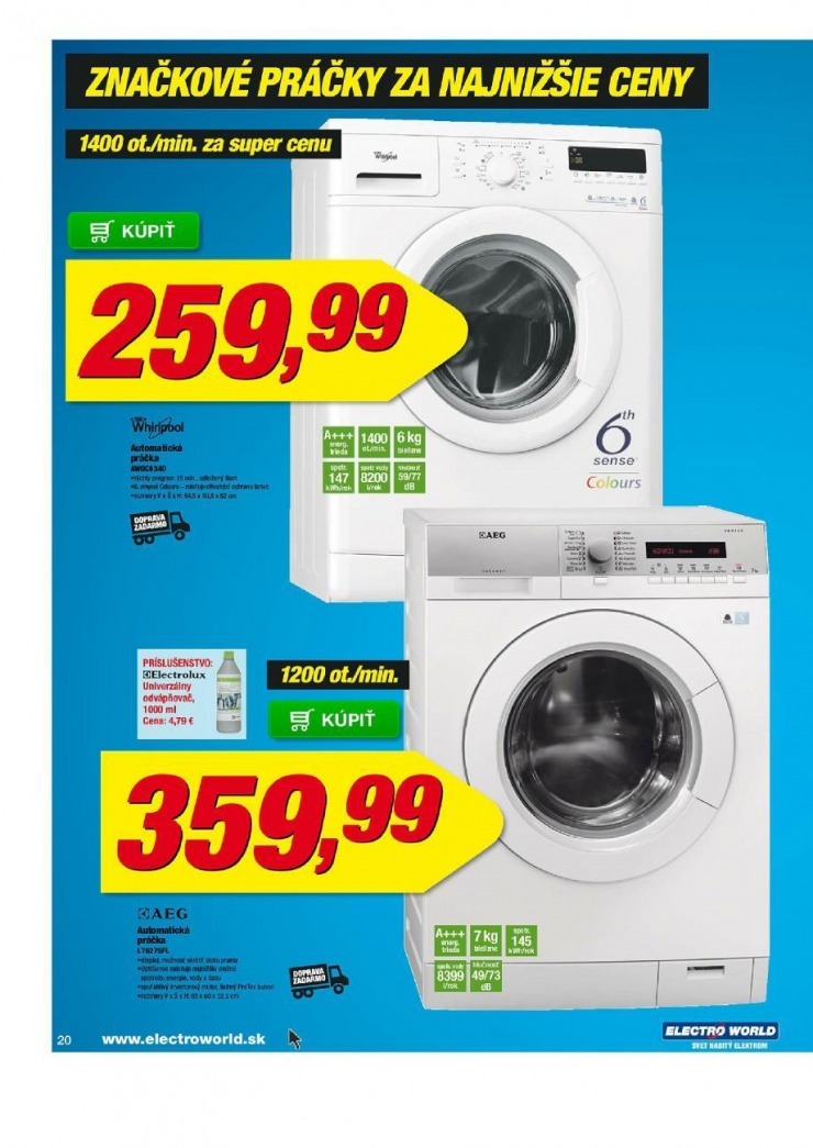 leták extra ponuka Electro World strana 20 leták extra ponuka Electro World strana 20