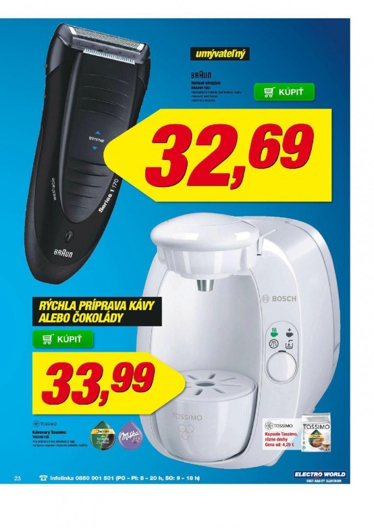 leták extra ponuka Electro World strana 23 leták extra ponuka Electro World strana 23