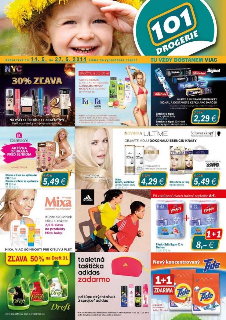 leták mimoriadný leták 101 Drogerie strana 1 leták mimoriadný leták 101 Drogerie strana 1