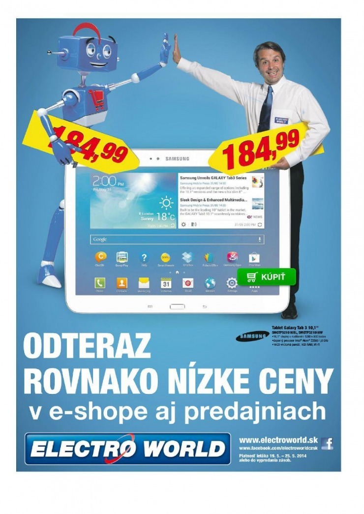 leták akciový leták Electro World strana 1 leták akciový leták Electro World strana 1