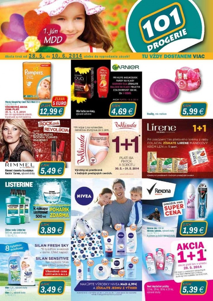 leták 101 Drogerie akčný leták strana 1 leták 101 Drogerie akčný leták strana 1