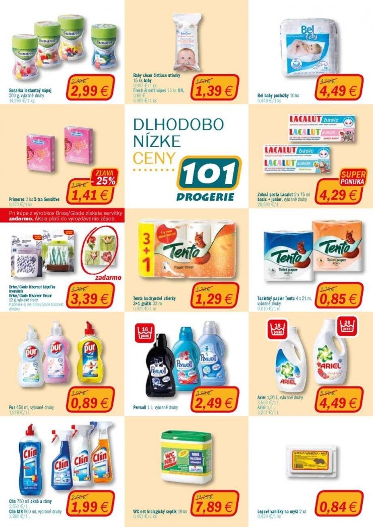 leták 101 Drogerie akčný leták strana 7 leták 101 Drogerie akčný leták strana 7