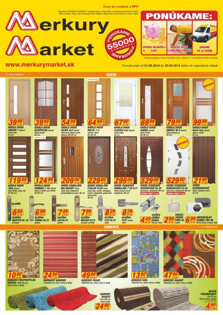 leták Merkury Market akciový leták strana 1 leták Merkury Market akciový leták strana 1