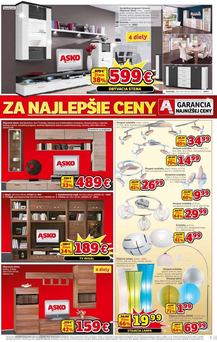 leták leták ASKO nábytok - zľava strana 5 leták leták ASKO nábytok - zľava strana 5