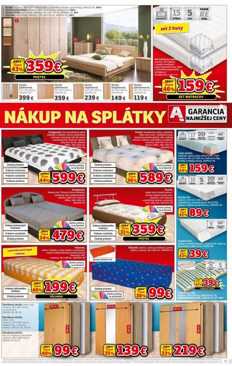 leták leták ASKO nábytok - zľava strana 7 leták leták ASKO nábytok - zľava strana 7