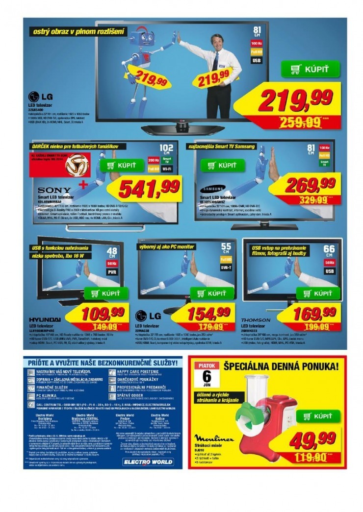 leták leták Electro World - rovnako nízké ceny strana 8 leták leták Electro World - rovnako nízké ceny strana 8