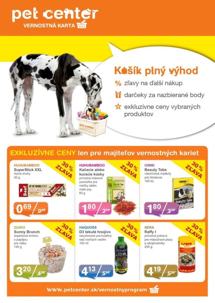 leták Pet Center špeciálna ponuka strana 4 leták Pet Center špeciálna ponuka strana 4