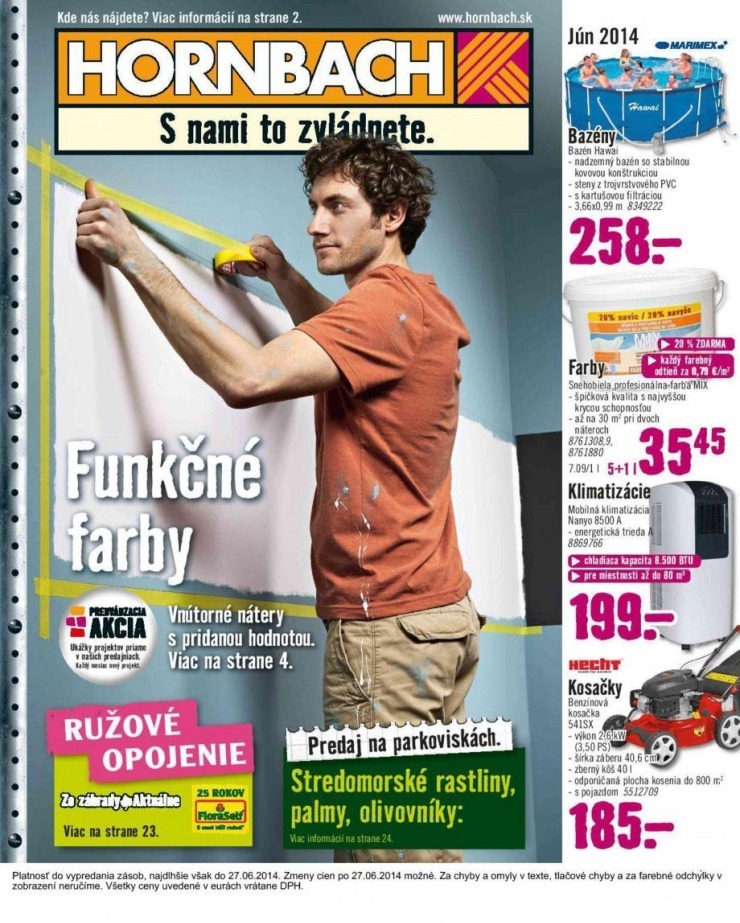 leták leták HORNBACH - funkčné farby strana 1 leták leták HORNBACH - funkčné farby strana 1