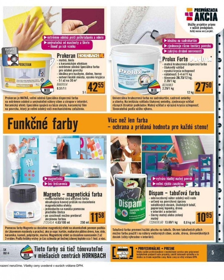 leták leták HORNBACH - funkčné farby strana 5 leták leták HORNBACH - funkčné farby strana 5