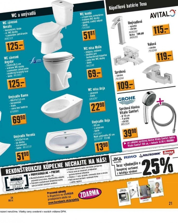 leták leták HORNBACH - funkčné farby strana 21 leták leták HORNBACH - funkčné farby strana 21