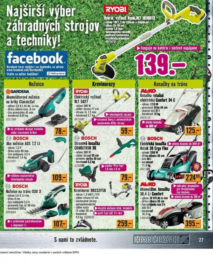 leták leták HORNBACH - funkčné farby strana 27 leták leták HORNBACH - funkčné farby strana 27