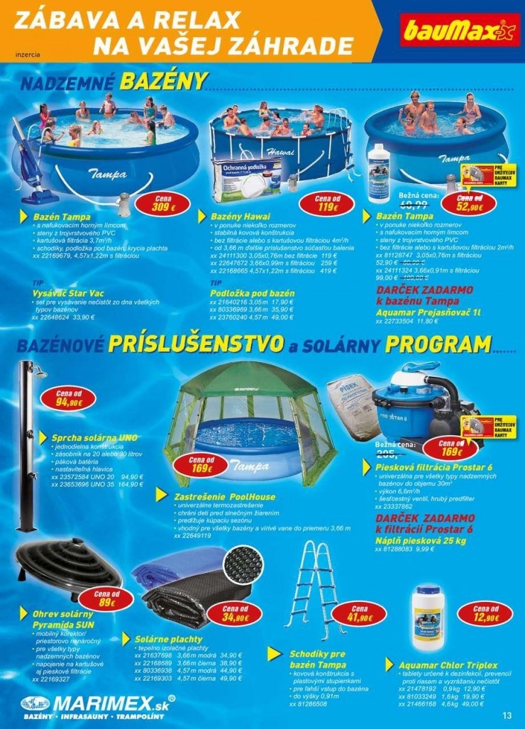 leták bauMax leták - júnová ponuka strana 13 leták bauMax leták - júnová ponuka strana 13