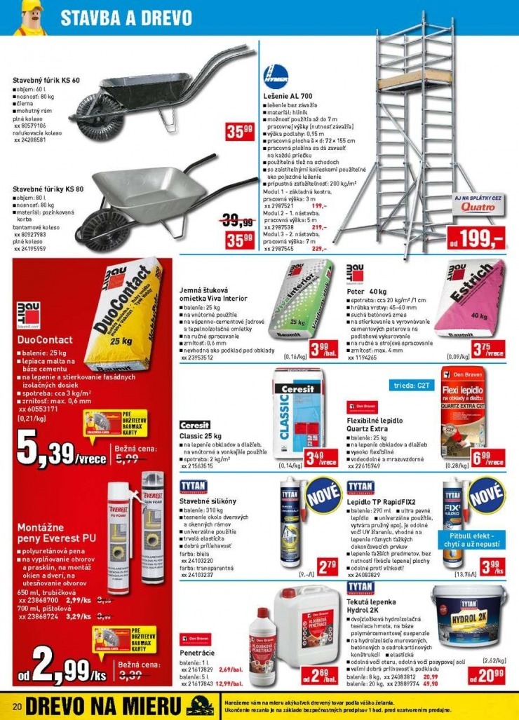 leták bauMax leták - júnová ponuka strana 20 leták bauMax leták - júnová ponuka strana 20