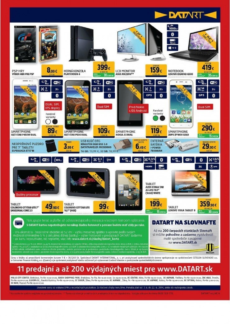 leták akčná ponuka Datart strana 4 leták akčná ponuka Datart strana 4
