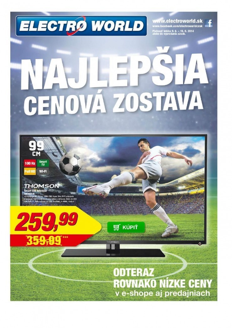 leták Electro World ponuka - najlepšia cenová zostava strana 1 leták Electro World ponuka - najlepšia cenová zostava strana 1