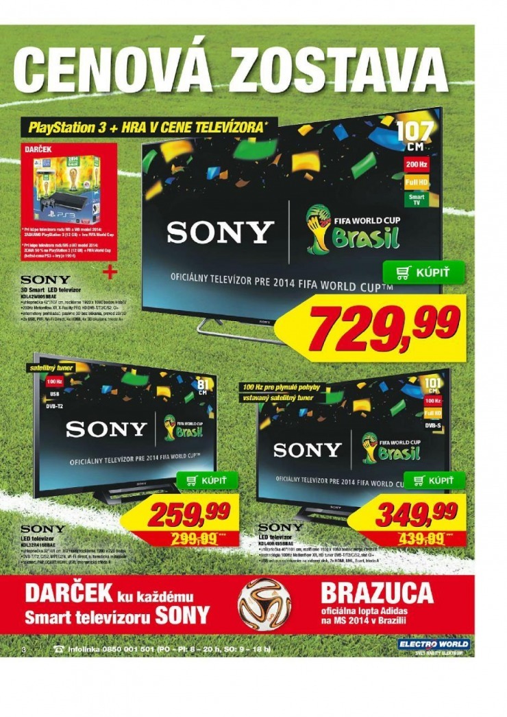leták Electro World ponuka - najlepšia cenová zostava strana 3 leták Electro World ponuka - najlepšia cenová zostava strana 3