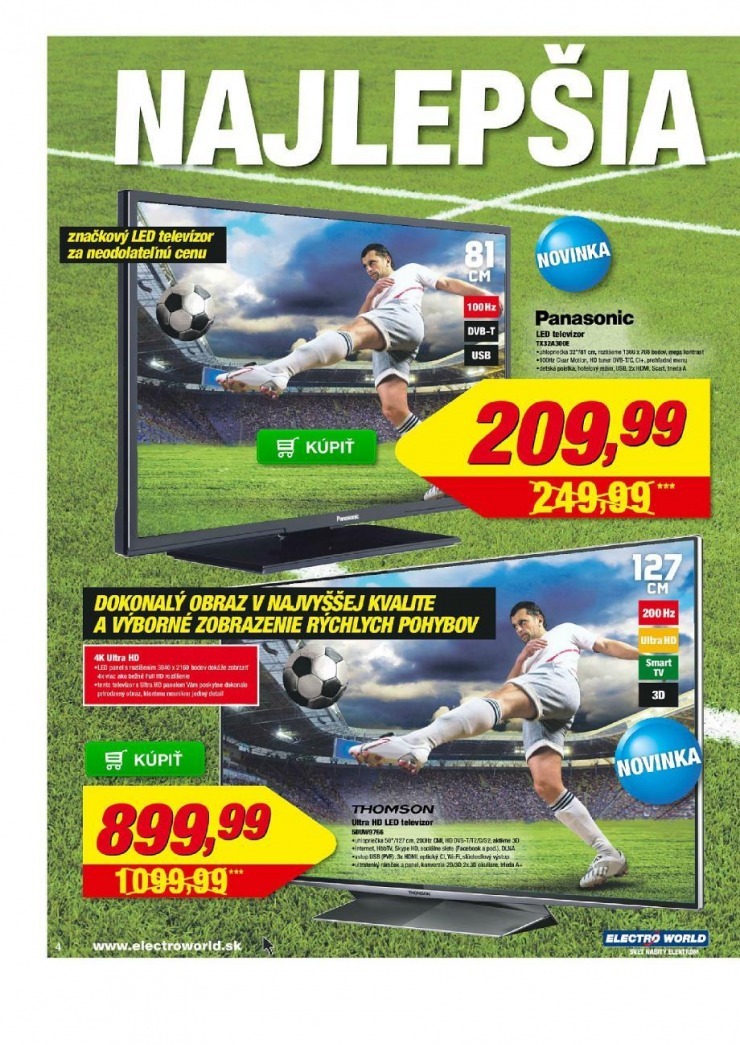 leták Electro World ponuka - najlepšia cenová zostava strana 4 leták Electro World ponuka - najlepšia cenová zostava strana 4
