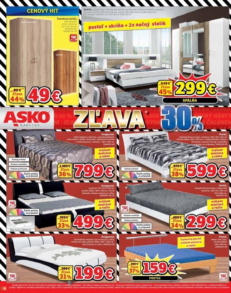 leták akční leták ASKO - matrace strana 6 leták akční leták ASKO - matrace strana 6