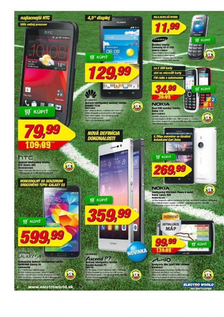 leták mimoriadná ponuka Electro World strana 4 leták mimoriadná ponuka Electro World strana 4