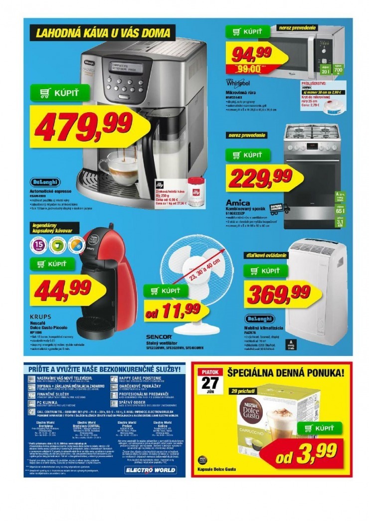 leták Electro World leták - ponuky mesiaca strana 8 leták Electro World leták - ponuky mesiaca strana 8