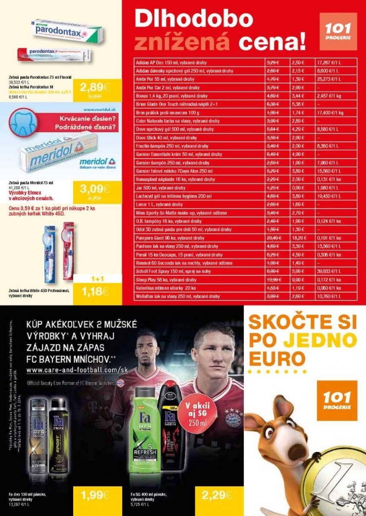 leták akciový leták 101 Drogerie strana 3 leták akciový leták 101 Drogerie strana 3