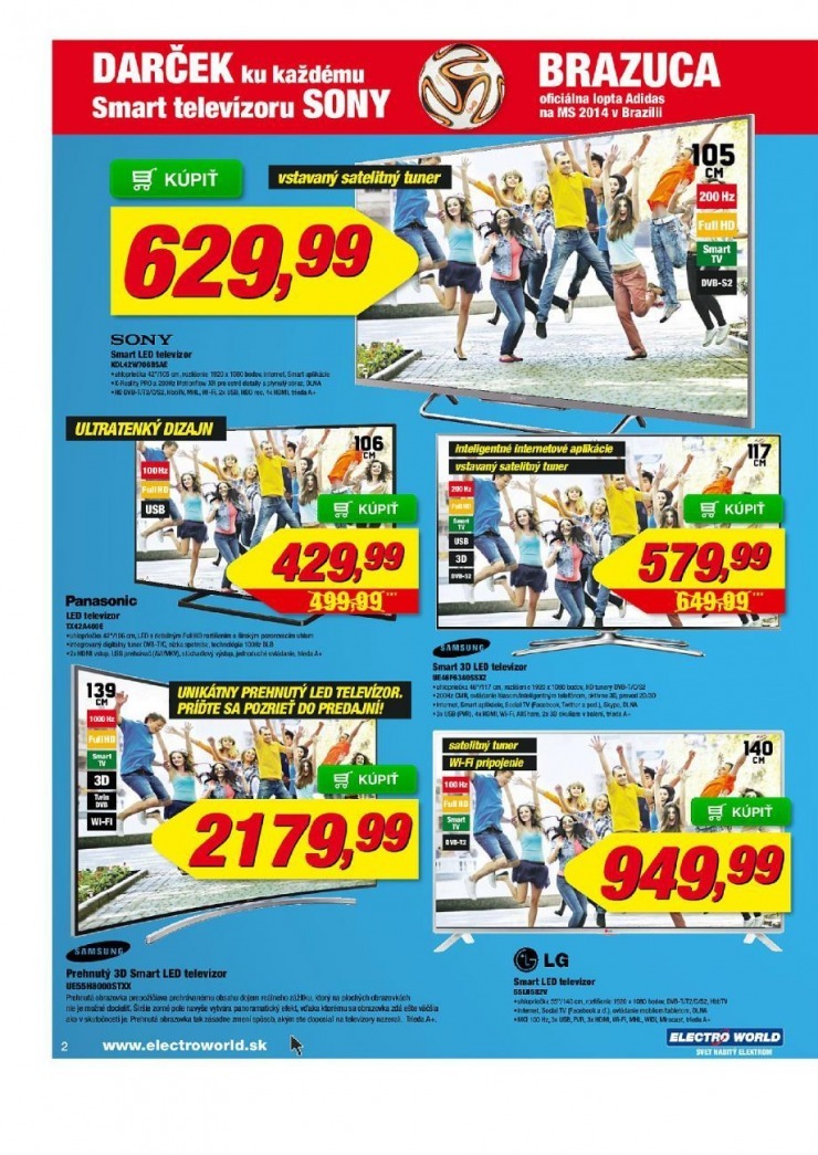leták extra leták Electro World strana 2 leták extra leták Electro World strana 2
