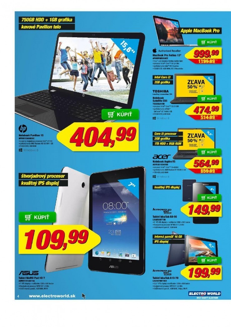 leták extra leták Electro World strana 4 leták extra leták Electro World strana 4