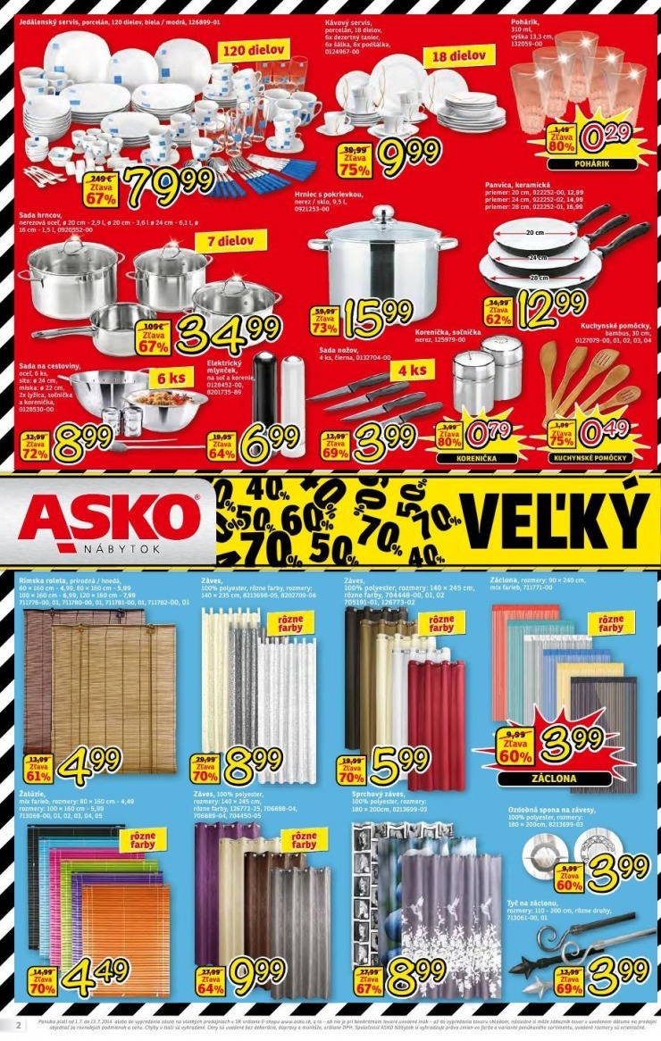 leták ASKO leták - veľký výpredaj strana 2 leták ASKO leták - veľký výpredaj strana 2