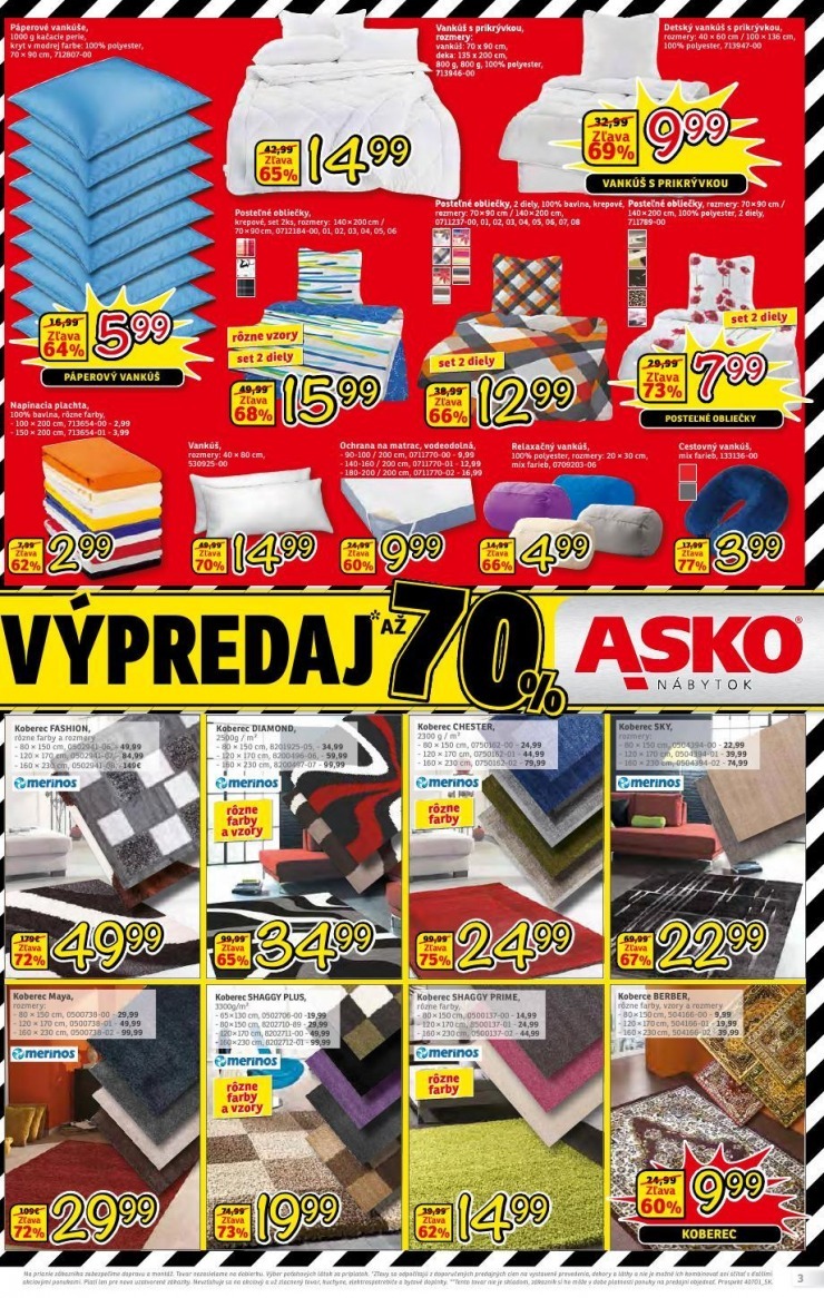 leták ASKO leták - veľký výpredaj strana 3 leták ASKO leták - veľký výpredaj strana 3