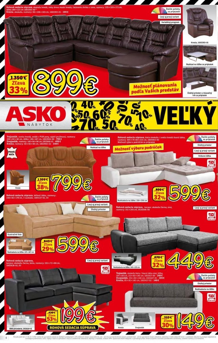leták ASKO leták - veľký výpredaj strana 4 leták ASKO leták - veľký výpredaj strana 4
