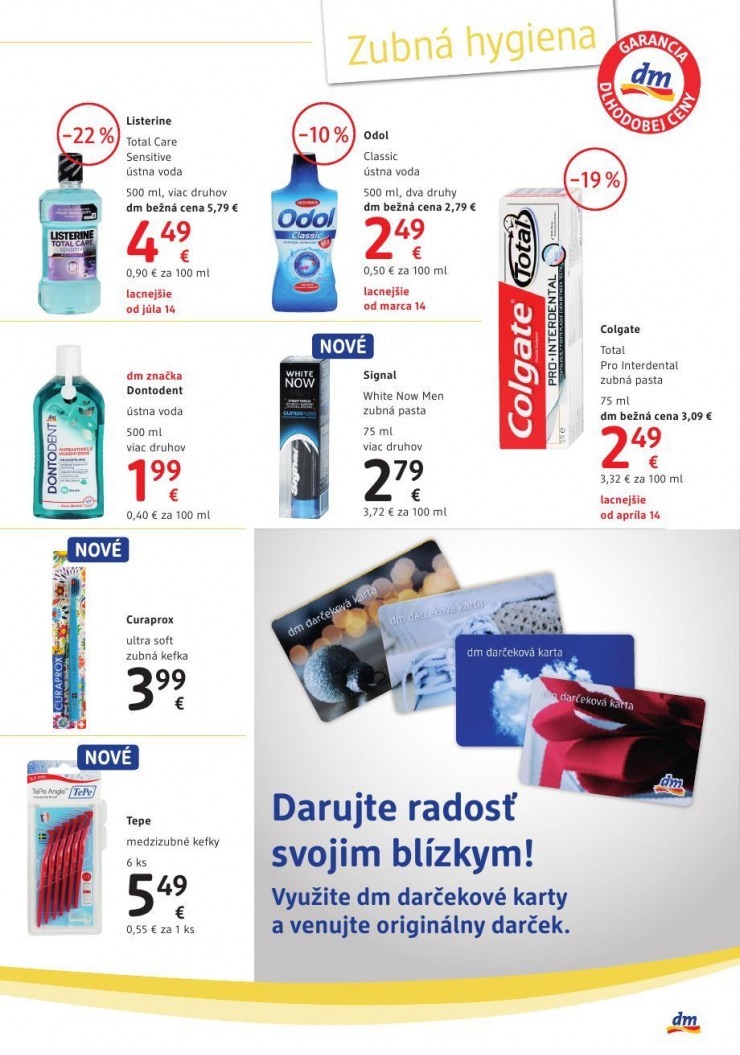 leták dm drogerie akčný leták strana 13 leták dm drogerie akčný leták strana 13