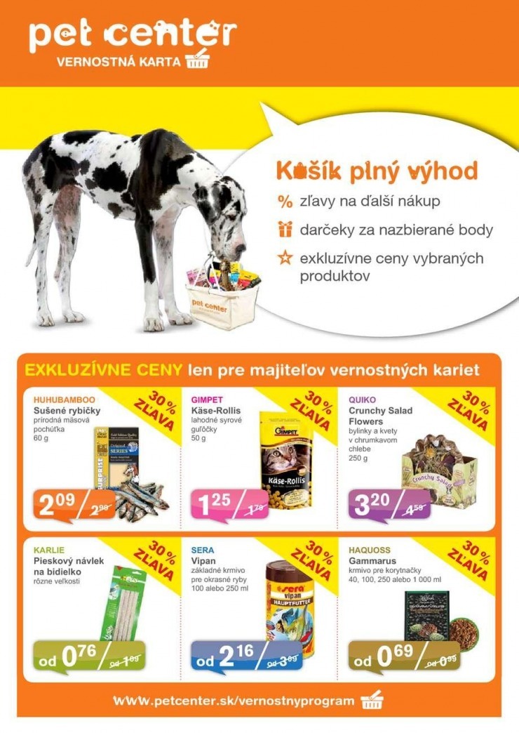 leták akčný leták Pet Center strana 4 leták akčný leták Pet Center strana 4