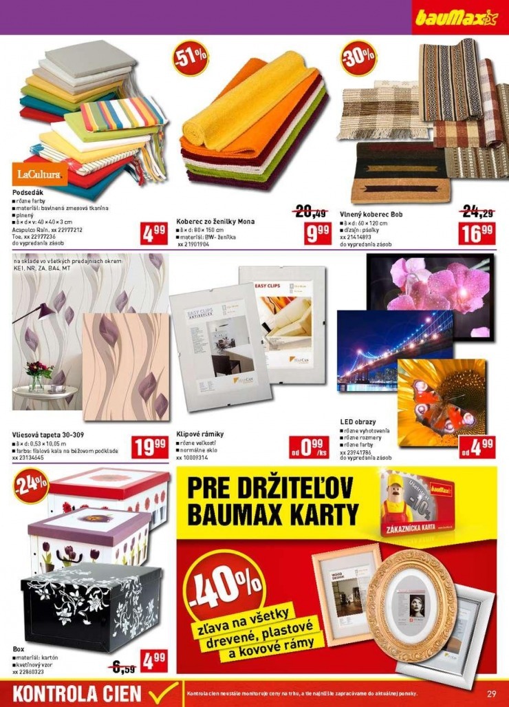 leták exkluzívny leták bauMax strana 29 leták exkluzívny leták bauMax strana 29