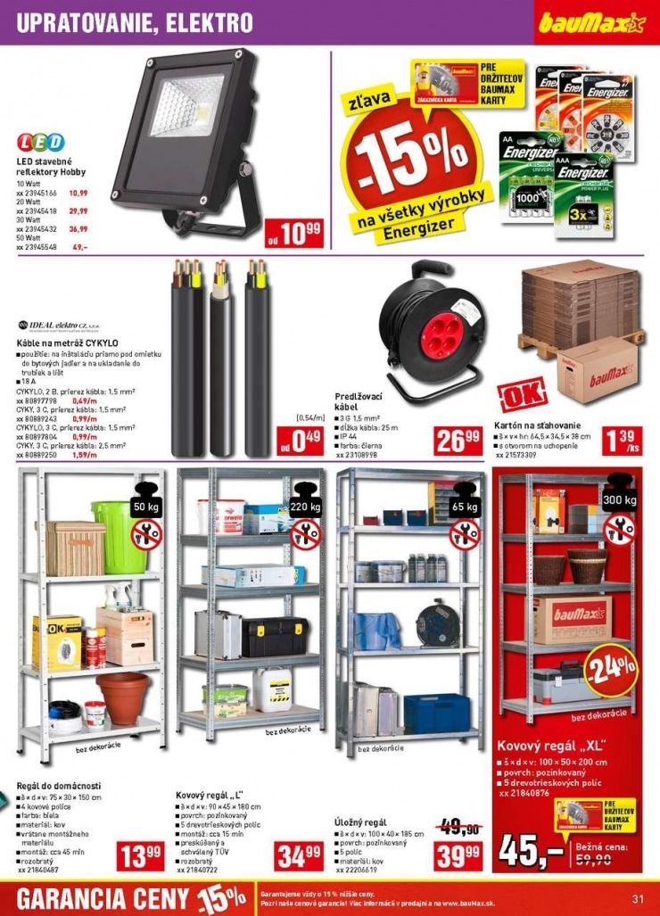 leták exkluzívny leták bauMax strana 31 leták exkluzívny leták bauMax strana 31