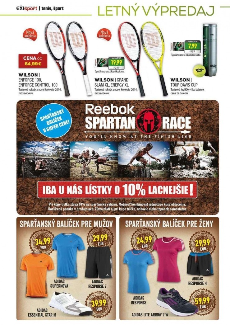 leták EXIsport leták - letný výpredaj strana 6 leták EXIsport leták - letný výpredaj strana 6