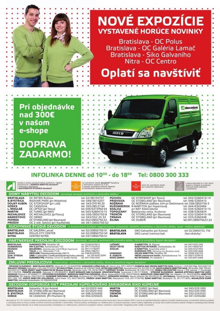 leták Decodom leták - letný festival zliav strana 24 leták Decodom leták - letný festival zliav strana 24