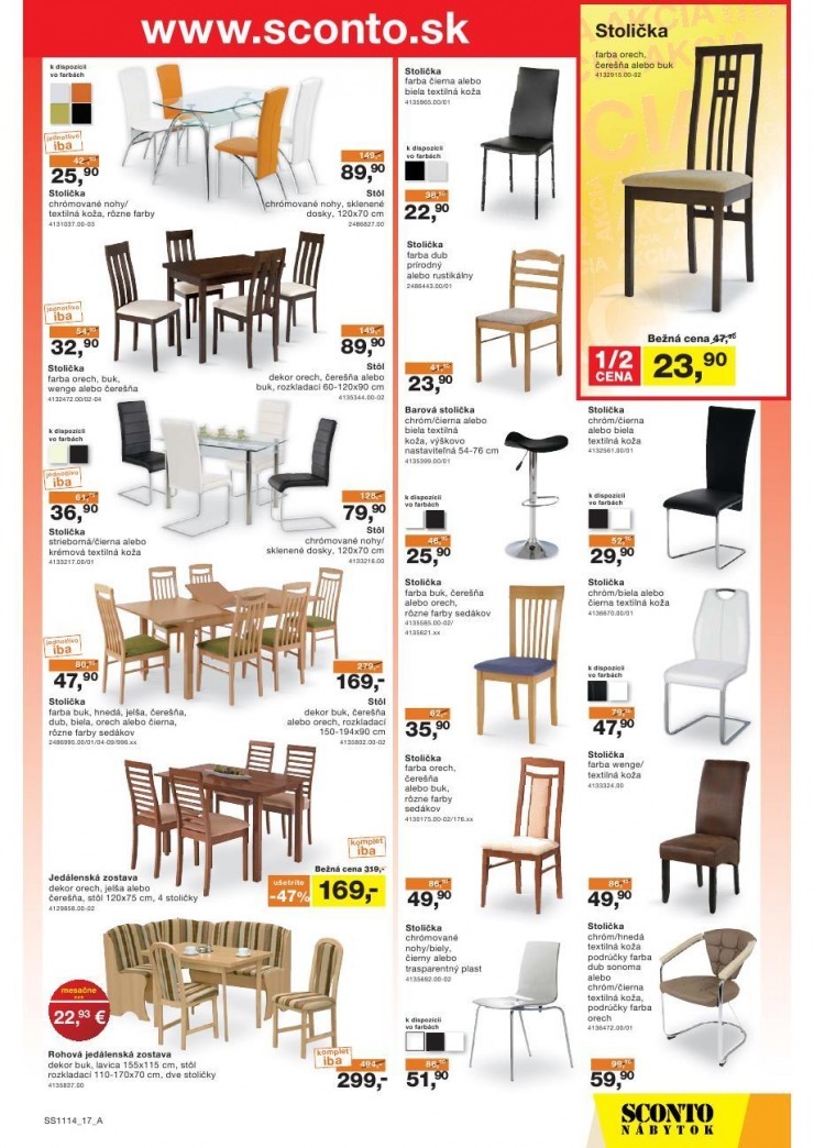 leták špeciálna ponuka Sconto strana 17 leták špeciálna ponuka Sconto strana 17