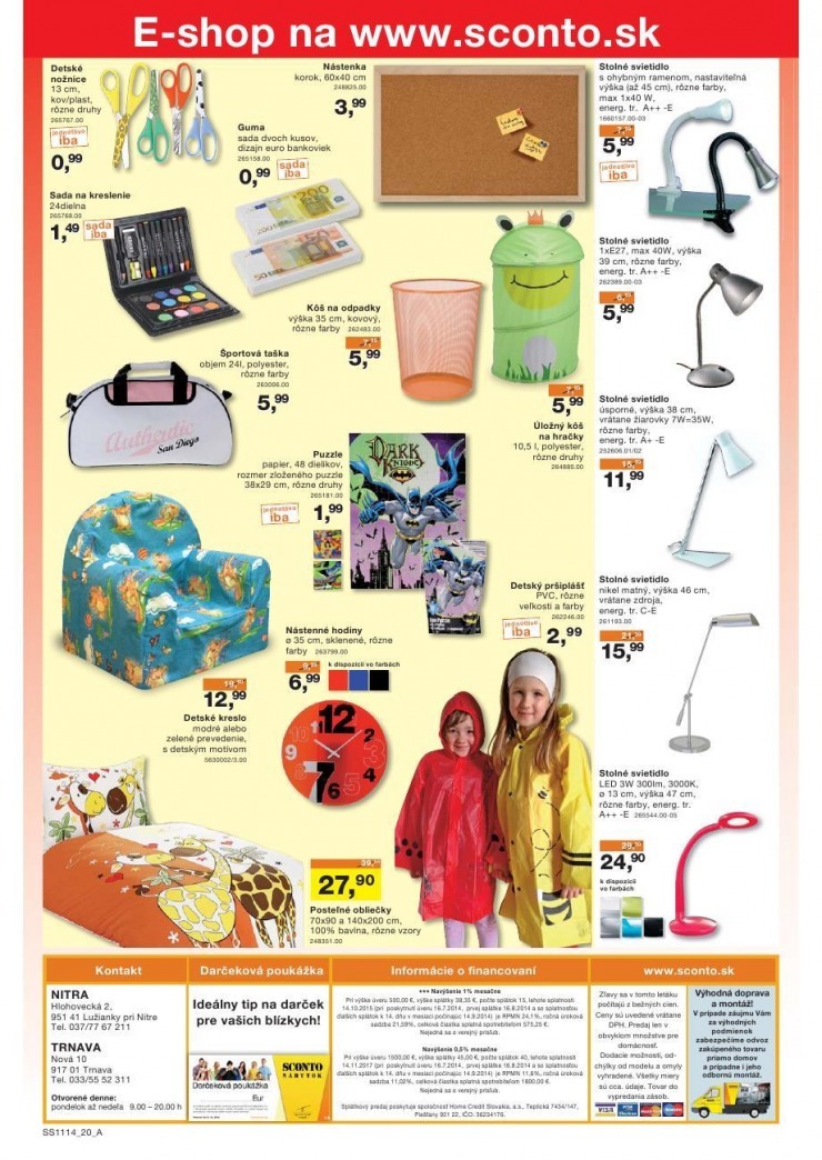 leták špeciálna ponuka Sconto strana 20 leták špeciálna ponuka Sconto strana 20