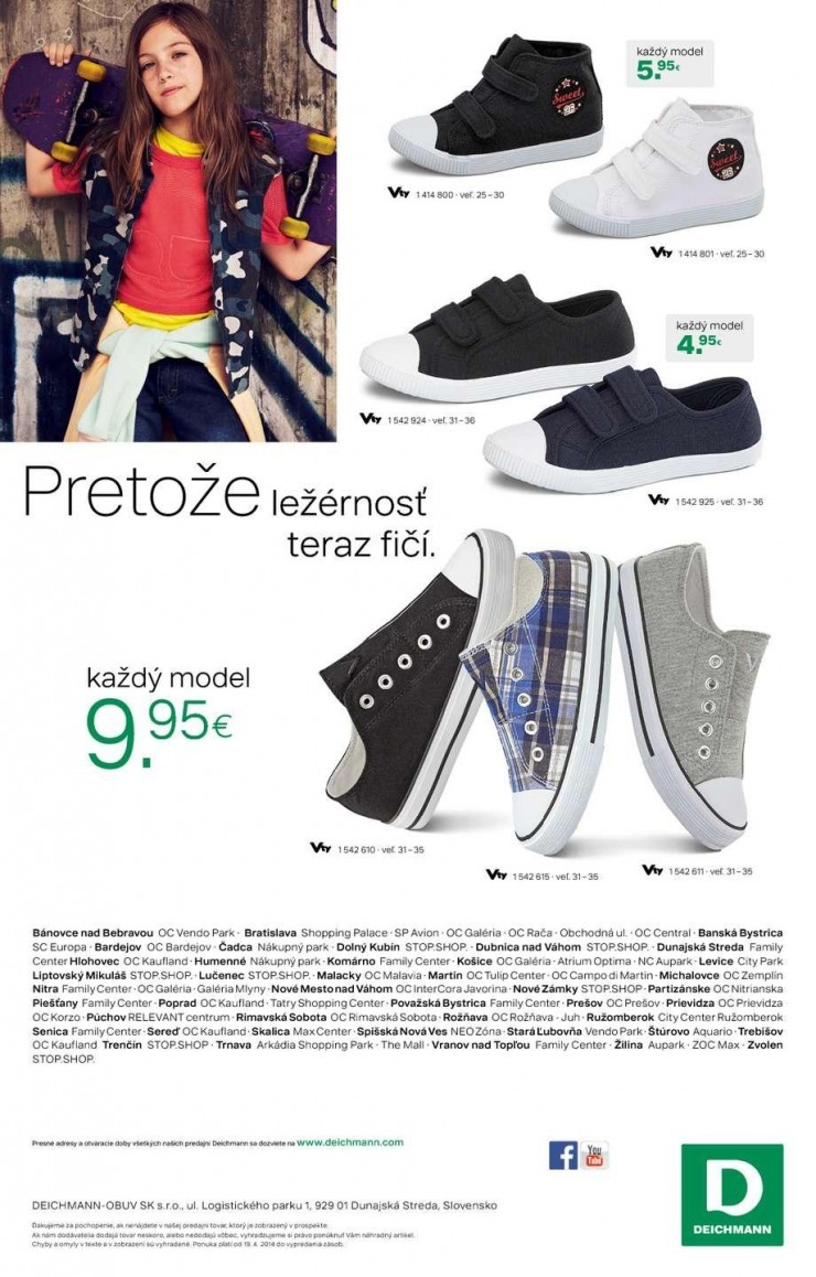 leták leták Deichmann - kolekce One Direction strana 14 leták leták Deichmann - kolekce One Direction strana 14