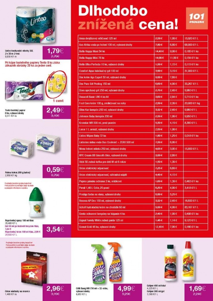 leták 101 Drogerie aktuálny leták strana 7 leták 101 Drogerie aktuálny leták strana 7