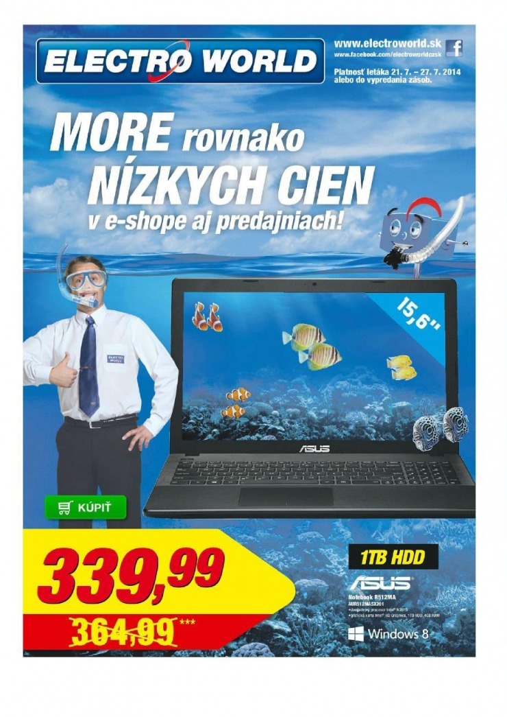 leták Electro World akciový leták strana 1 leták Electro World akciový leták strana 1