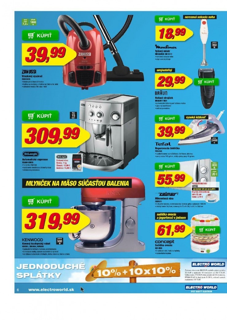 leták Electro World akciový leták strana 6 leták Electro World akciový leták strana 6