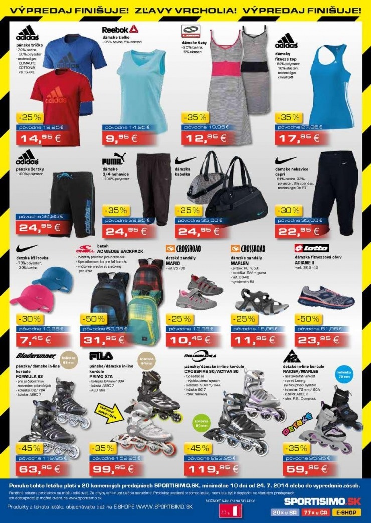 leták akciová ponuka Sportisimo strana 8 leták akciová ponuka Sportisimo strana 8
