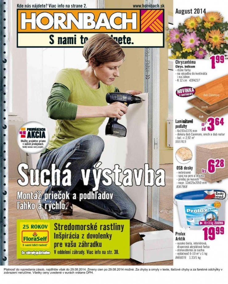 leták aktuálny katalóg HORNBACH strana 1 leták aktuálny katalóg HORNBACH strana 1