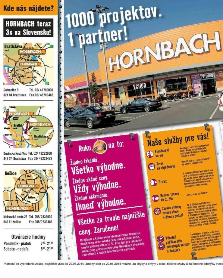 leták aktuálny katalóg HORNBACH strana 2 leták aktuálny katalóg HORNBACH strana 2