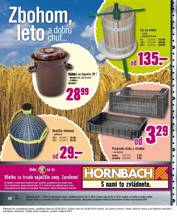 leták aktuálny katalóg HORNBACH strana 40 leták aktuálny katalóg HORNBACH strana 40