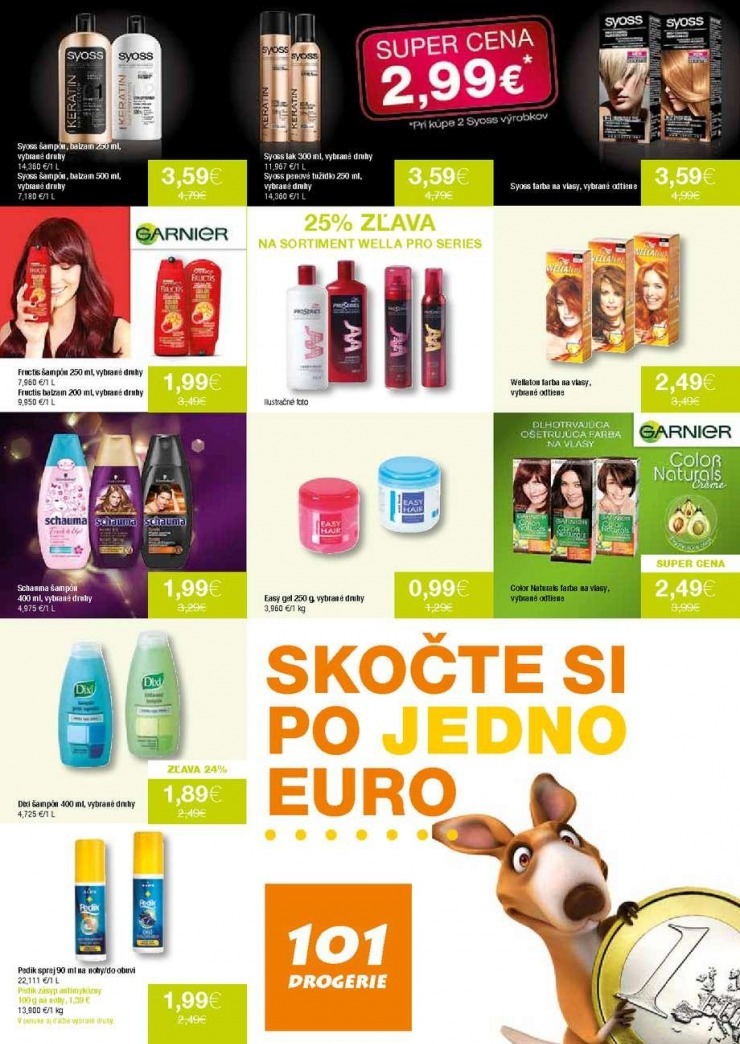 leták špeciálny leták 101 Drogerie strana 4 leták špeciálny leták 101 Drogerie strana 4